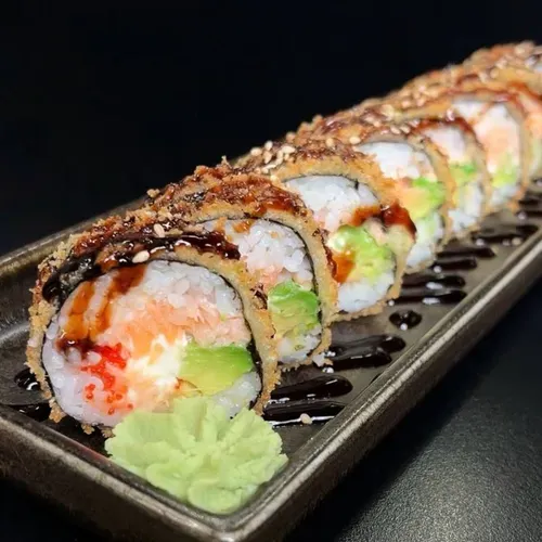 Tempura cu somon