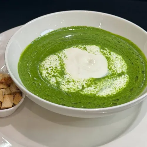 Supa crema de spanac cu parmezan